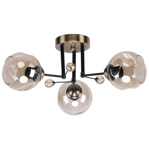 Mitea Lighting Luster crni Max.60W 220~240V 3xE27 M11039-3 Slike