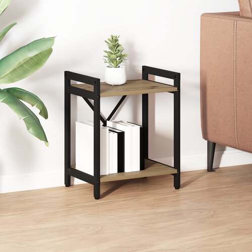 vidaXL Knjižna omara artisan hrast 40 x 30 x 48.5 cm Konstruiran les Cene