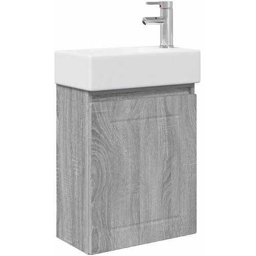 vidaXL Kopalni&scaron;ka omarica s tapo Siva Sonoma 45,5 x 25,5 x 84 cm, (5000246276) Cene