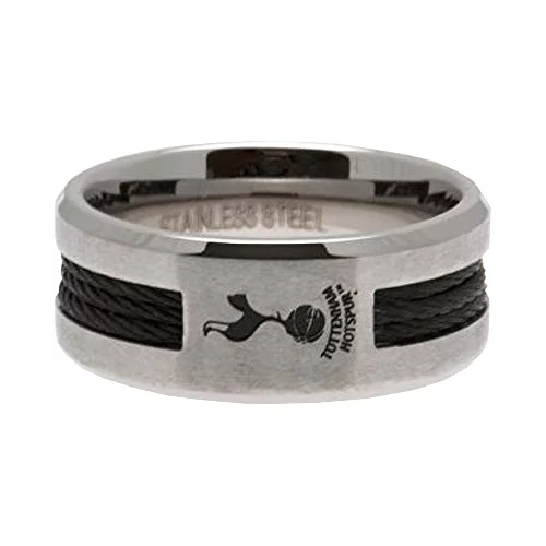  Tottenham Hotspur Black Inlay prsten od nehrđajućeg čelika