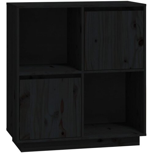 Maison Chic Komoda - Predalnik črna 74x35x80 cm trdna borovina, (21715922) Slike