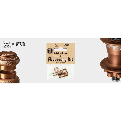 Peaty&amp;#039;s Accessory Kit Tubeless Ventila 42Mm Bourbon Slike