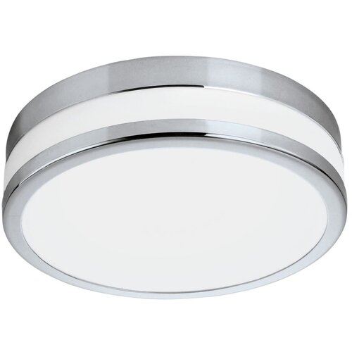 Eglo Palermo plafonjera/1, Led, 24w, 2100lm, ip44, prom 295, krom/bijela Slike