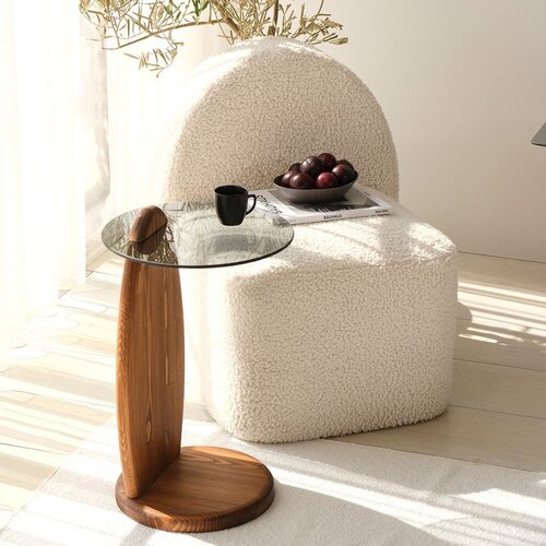 Hanah home surf - chesnut, fume chesnutfume side table Cene