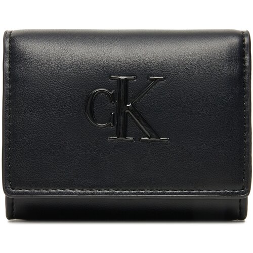 Calvin Klein Majhna ženska denarnica Bold Ck Medium Bifold LV04F1047G Črna Slike