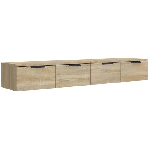 Maison Chic Stenska omarica - Zidna omarica 2 kosa sonoma hrast 68x30x20 cm konstruiran les iu49, (22063015) Slike