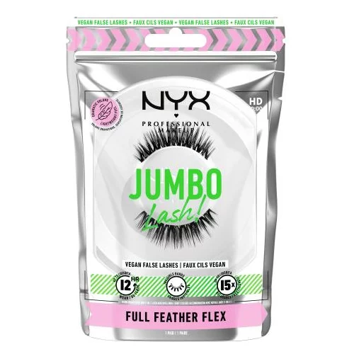 NYX Professional Makeup Jumbo Lash! Full Feather Flex umetne trepalnice 1 kos