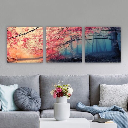 WALLXPERT Pdrmnz3840 Višenamensko Dekorativno Platno (3 Komada) Cene