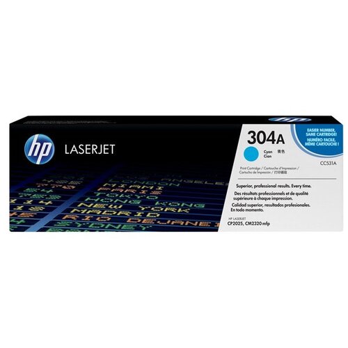  HP CC531A moder/cyan (304A) - original Cene