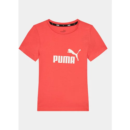 Puma Majica Ess Logo 587029 Modra Regular Fit