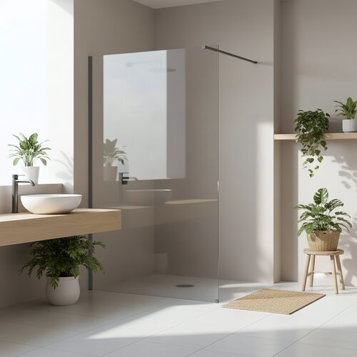 Rea Stena za prhanje Flexi Transparent / Titan 120 Cene