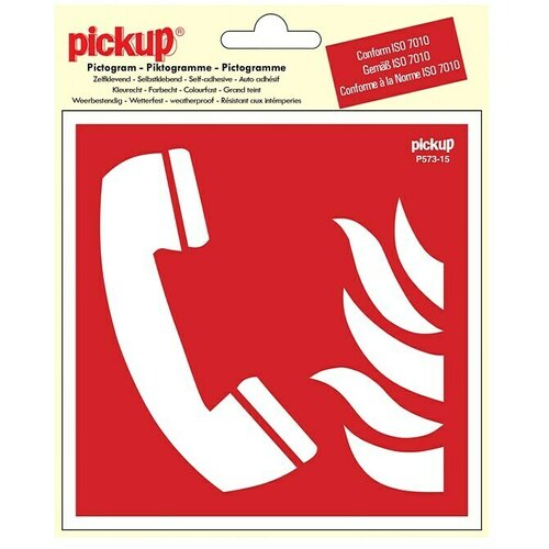 x nalepka pickup (motiv: požarni telefon, 15 15 cm) Cene