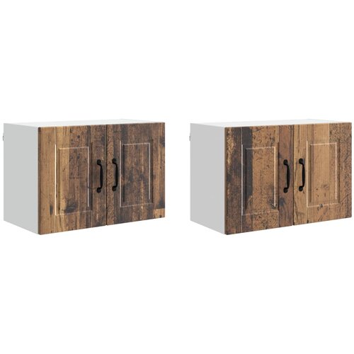  Ormar za Zid 2 pcs Staro drvo 60 x 31 x 40 cm Konstruirano drvo Slike