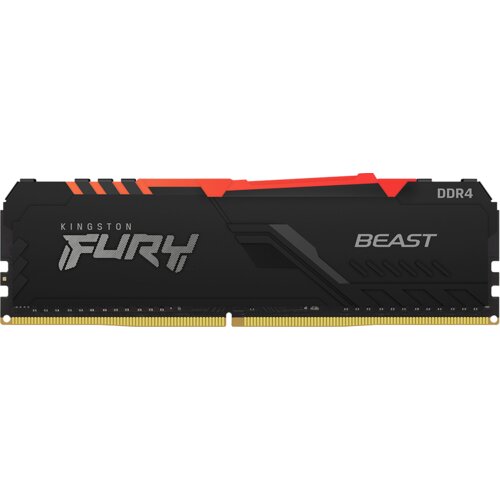 Kingston 32GB 3200MT/s DDR4 CL16 DIMM FURY Beast RGB, EAN: 740617319125 Slike
