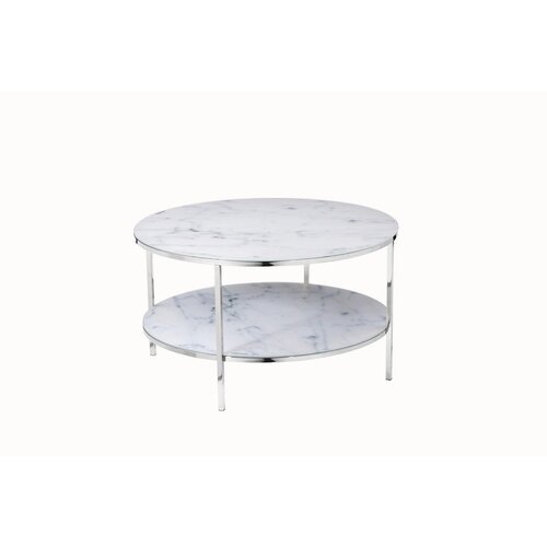 Livetastic Klubska Miza Marble, Bela Cene