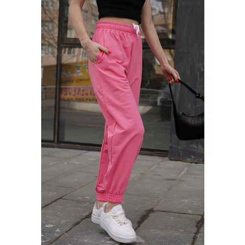 Madmext Sweatpants - Pink - Joggers