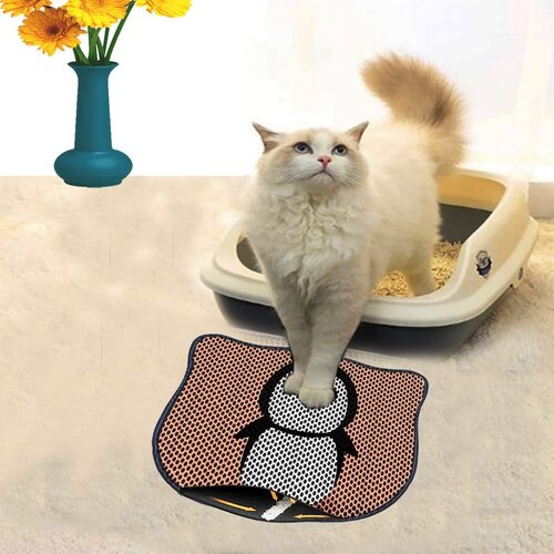 WALLXPERT Kdkafa0075 multicolor cat litter mat Cene