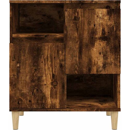  Komoda boja dimljenog hrasta 60 x 35 x 70 cm konstruirano drvo Slike