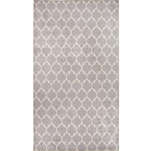 Vitaus Svijetlosivo-krem periva staza za tepihe 200x80 cm - Slike