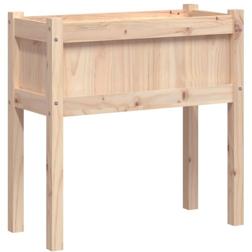  Vrtna sadilica s nogama 70 x 31 x 70 cm od masivne borovine Slike