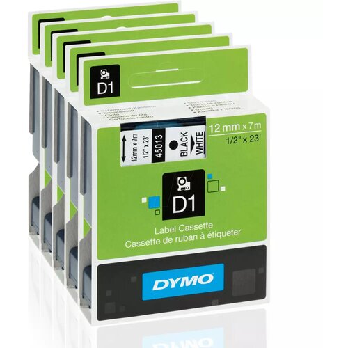 Dymo traka D1 19mm x 7m, crna na providn Slike