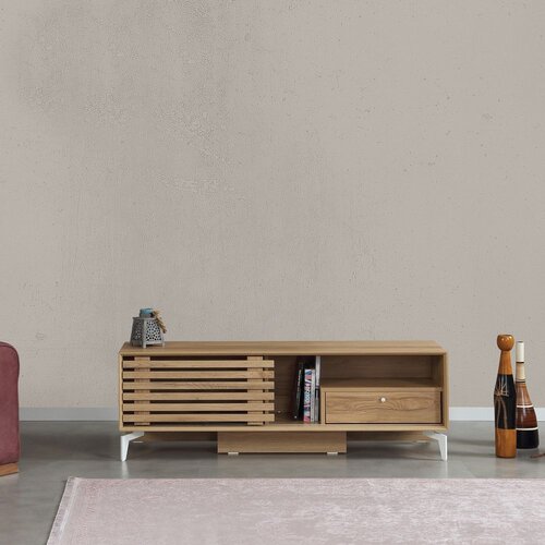 HANNAH HOME TV ormarić Lulu, 150 cm, Hrast Cene
