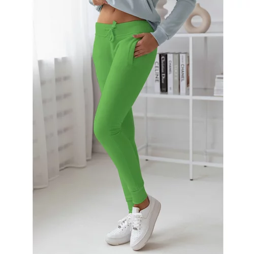 DStreet Women's sweatpants FITS light green UY1144