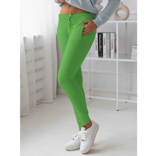 DStreet Women's sweatpants FITS light green UY1144 Slike