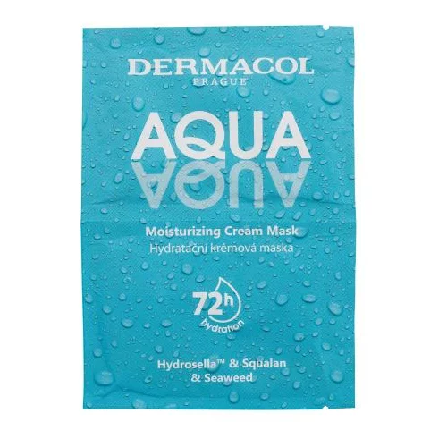 Dermacol Aqua Moisturising Cream Mask hidratantna kremasta maska za lice 2x8 ml za ženske