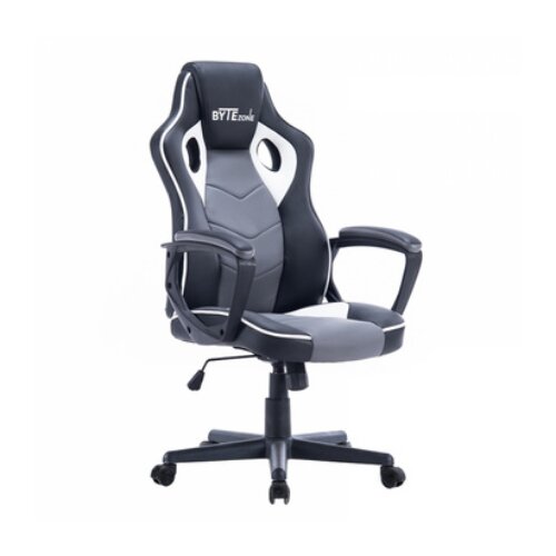 Bytezone Racer crno siva gejmerska stolica Cene