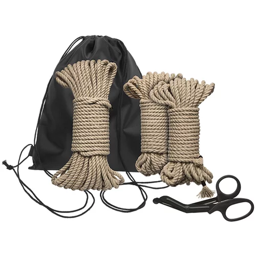Doc Johnson Kink Bind & Tie Initiation 5-piece Hemp Rope Kit