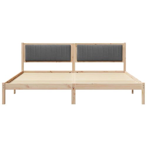  Okvir za krevet Tamno siva 200 x 200 cm tkanina Slike