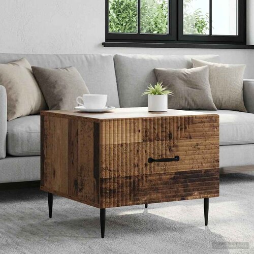  Kava Stol Staro drvo 49 x 50 x 40 cm Konstruirano drvo Slike