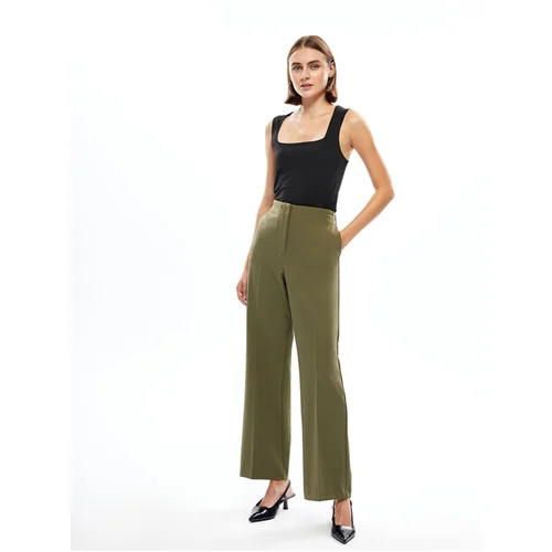 LC Waikiki LCW Elastic Waist Wide Leg Women's Trousers