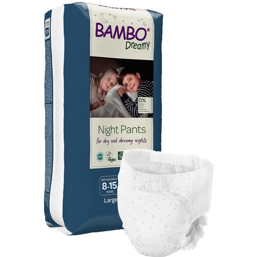Bamboo plenice Dreamy 8-15 let, 35-50 kg, 10 kos Slike