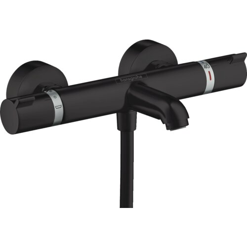 Hansgrohe termostatska armatura za tu&amp;scaron;/kopalno kad Ecostat Comfort (13114670) - črna mat Slike
