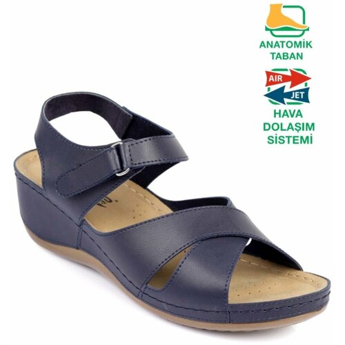 Capone Outfitters Sandals - Dark blue - Flat Slike