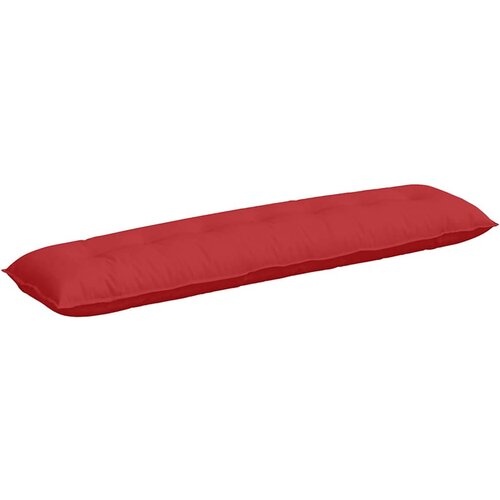 vidaXL Poglavni vzglavnik Rdeča 200 x 19 x 50 cm blago, (5000278203) Cene