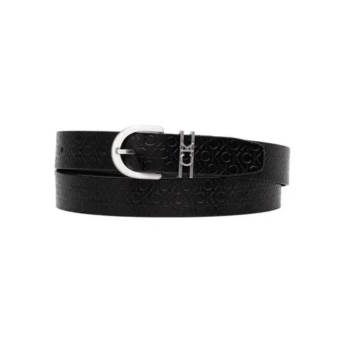 Calvin Klein Jeans Pasovi CK MUST CK LOOP BELT 30MM EMB K60K611297 Črna