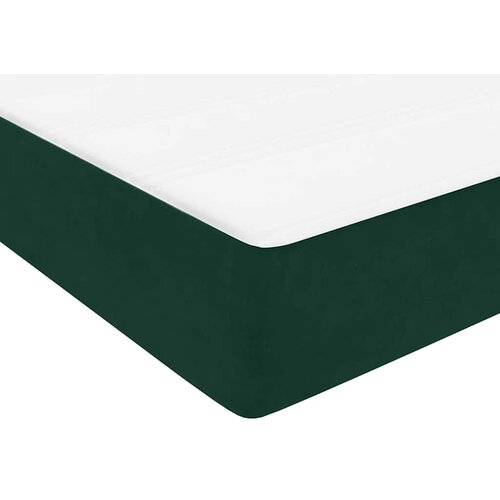 Box Spring krevet s madracem tamnozeleni 80x220 cm bar&amp;scaron;un Slike