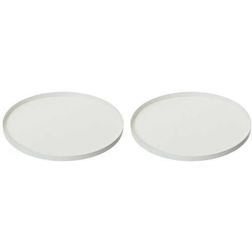 Dekordom Dekorativna tacna 2pcs 35cm 386509 - White - KMG Cene