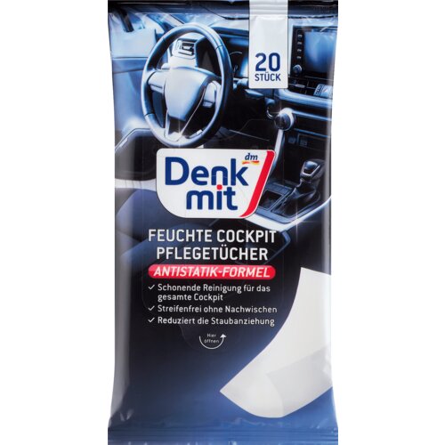 Denkmit Vlažne maramice za čišćenje instrument table automobila 20 kom Cene