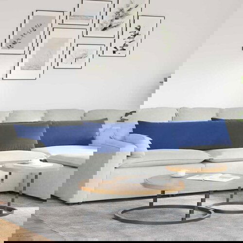 vidaXL jastučići za sofu 2 pcs policijska plava 200 x 40 cm Cijene