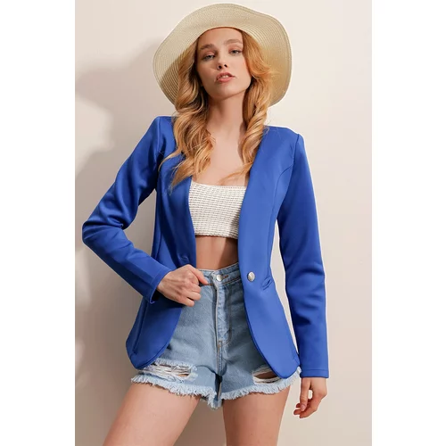 Trend Alaçatı Stili Jacket - Navy blue - Regular fit
