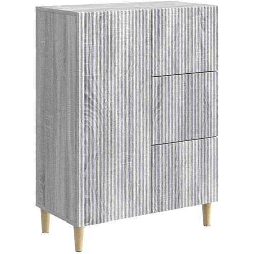 vidaXL Strani &scaron;al Siva Sonoma 66 x 34,5 x 90 cm Inženirski les, (5000218139) Cene