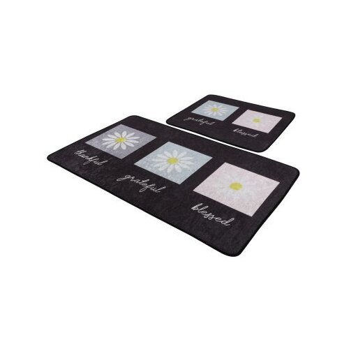  Blessed Djt Multicolor Bathmat Set (2 Pieces) Slike