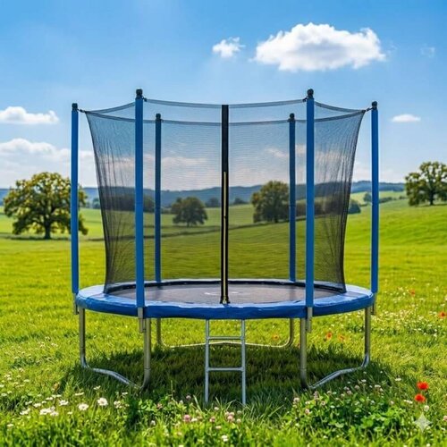 TRAMBOLINA 244cm (8ft) sa Unutra&scaron;njom Mrežom i Merdevinama - 244nbd Cene