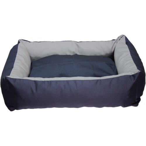 Pet Line Krevet za pse, 80x60cm, Teget-sivi Slike
