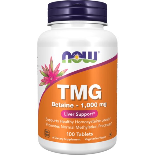 Now Foods TMG betain NOW, 1000 mg (100 tablet) Slike