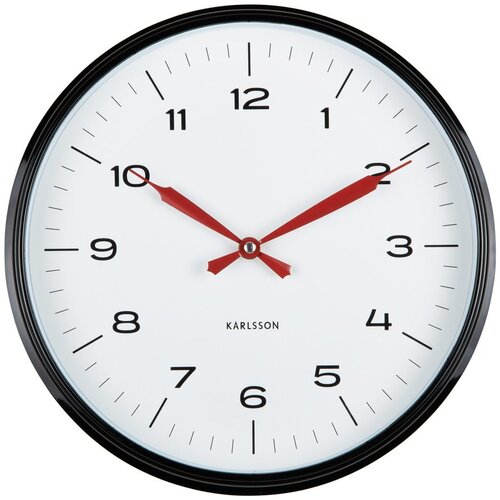 Karlsson Zidni sat &amp;oslash; 30 cm Modern Factory &amp;ndash; Slike